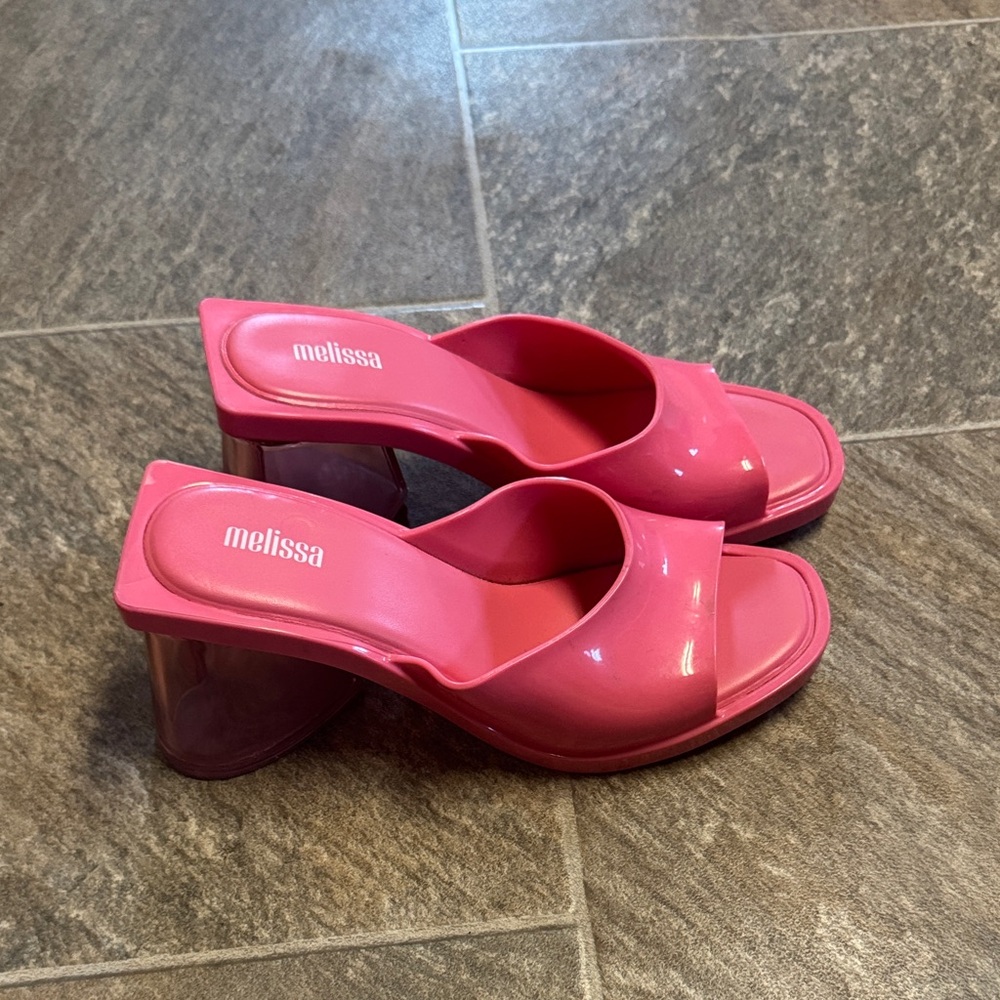 Melissa Vibrant Pink Mules